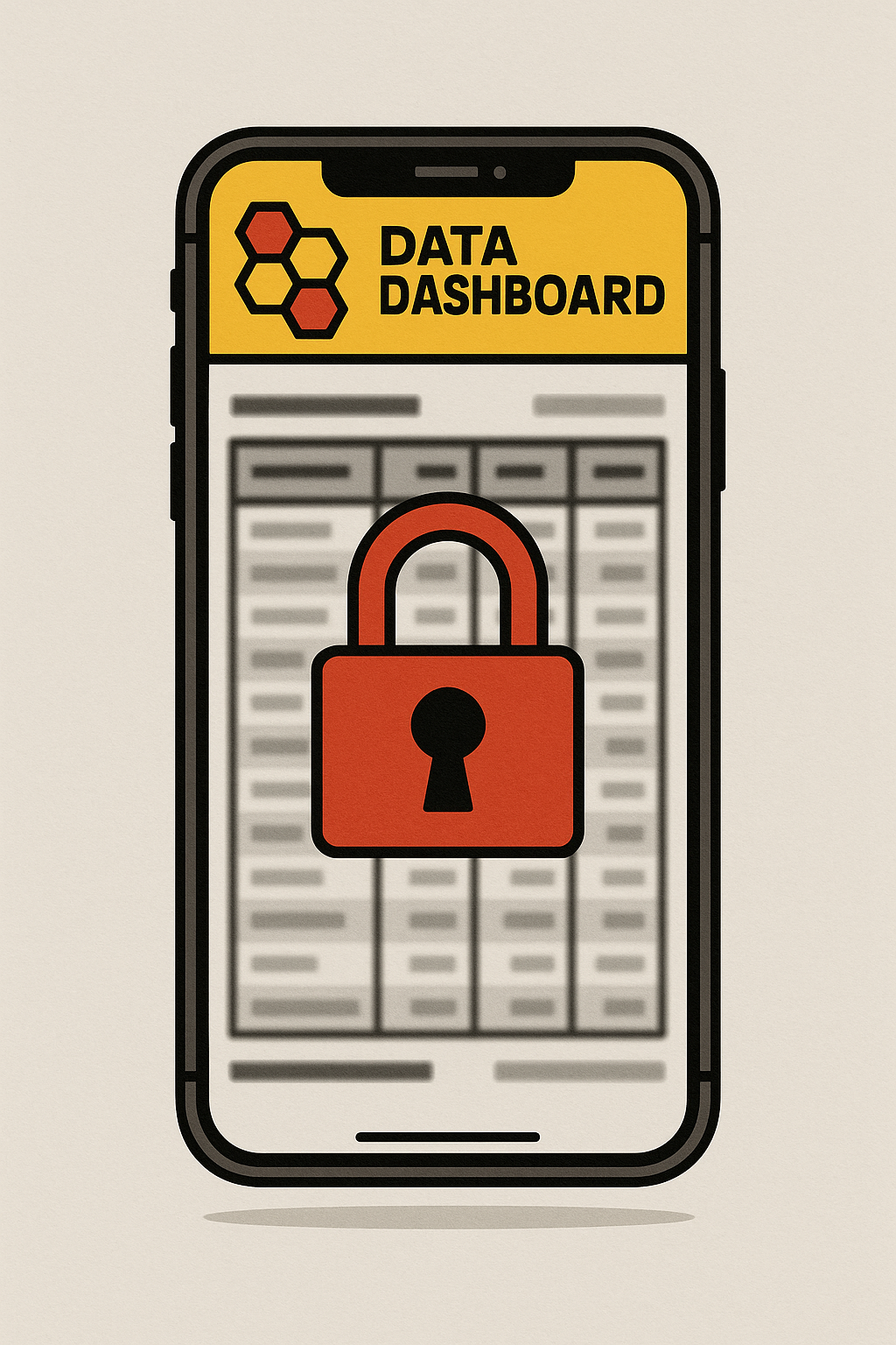 Phone dashboard with masked property preview and deal score